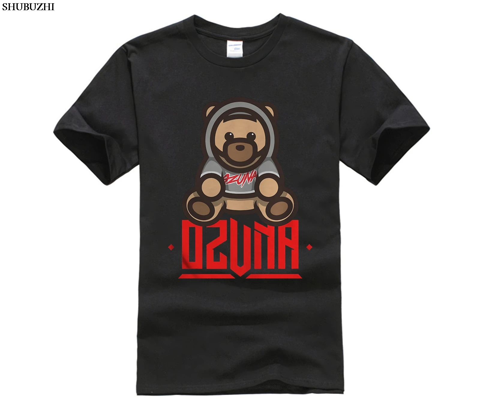 

OZUNA logo new design best shirt fashion summer men cotton tshirt new black brand tee-shirt male tops drop shipping