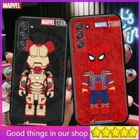 american marvel comics phone cover hull for samsung galaxy s8 s9 s10e s20 s21 s5 s30 plus s20 fe 5g lite ultra black soft case