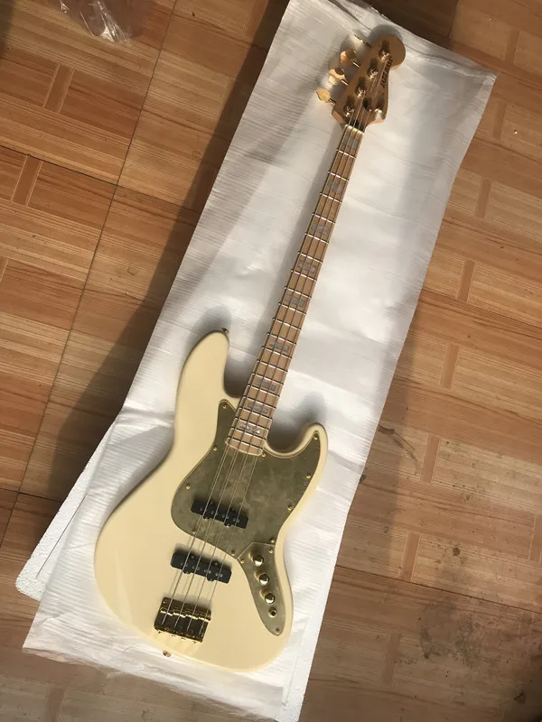 2021 новый высококачественный 4 аккорда JAZZ BASS золотистые аксессуары Защита