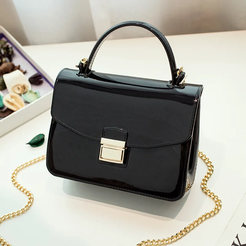 

2020 Summer New Ladies Jelly Bag Fashion Shoulder Diagonal Bag Transparent Portable Small Bag