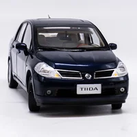 1/18 Metal Alloy Die-casting Car Model Original Dongfeng Nissan Tiida Adult Collection Toys for Children Family Display