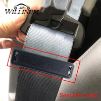 seat belt clamp buckle adjustment lock for bmw f10 f11 f30 f32 f15 f16 f25 g30 g11 g01 car safety belt protection clip fastener