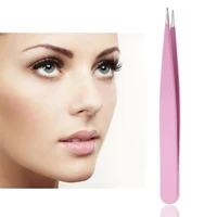 1pc high adhesion eyebrow tweezer stainless steel eyebrow tweezer beauty fine hairs puller face hair removal makeup accessories