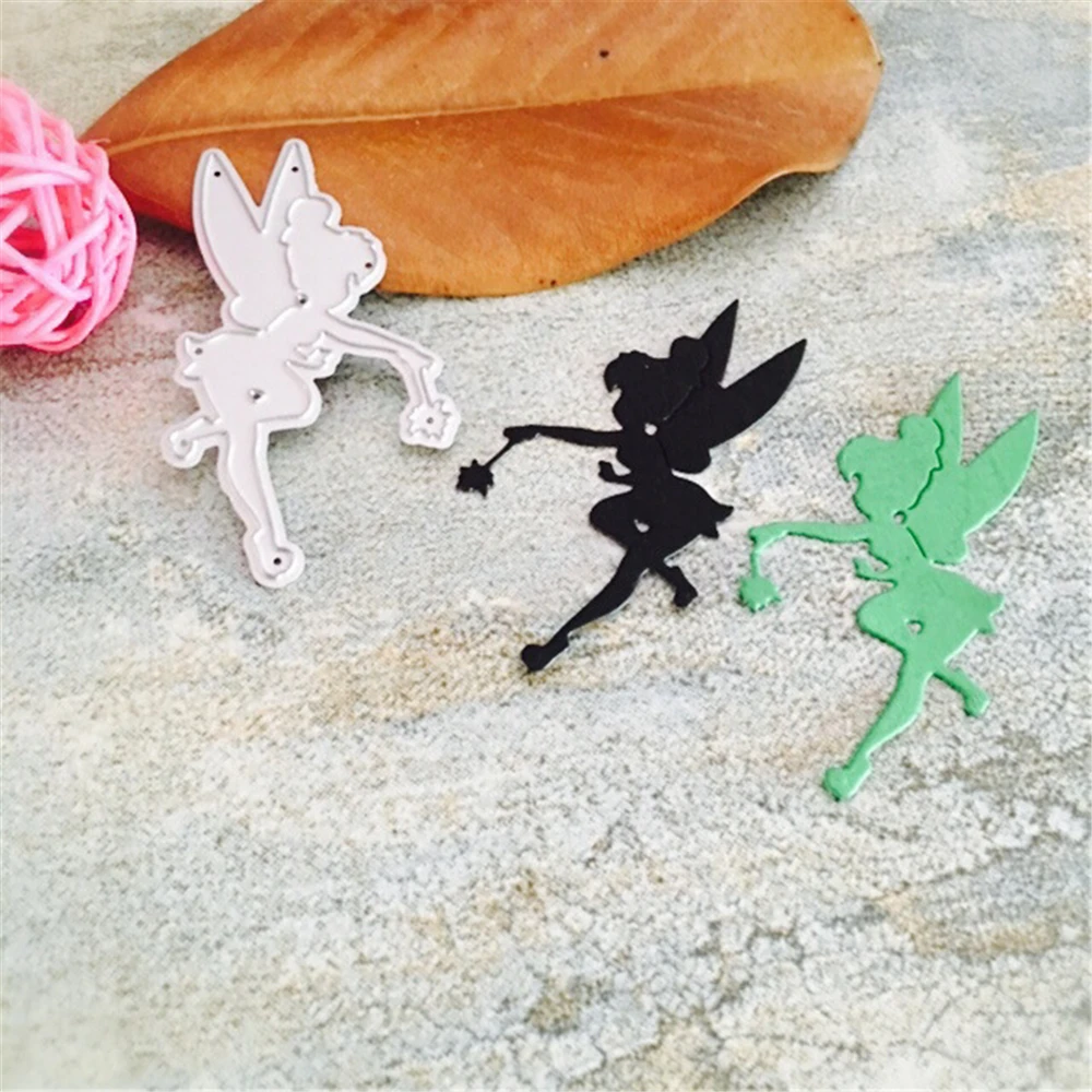 Маленькие ангелы металлические режущие штампы сшитые DIY для скрапбукинга