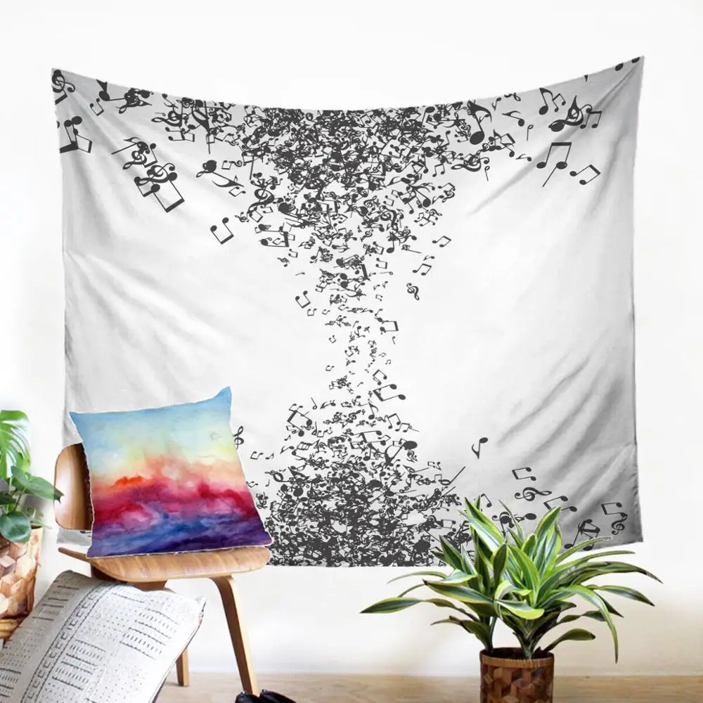 Тканевый настенный гобелен красивый ковер магнитная лента узор подвесное