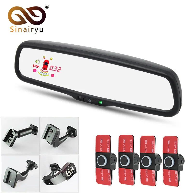 Монитор для зеркала заднего вида 12 дюймов с оригинальным кронштейном плоский