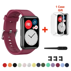 Ремешок для смарт-часов Huawei, Мягкий защитный чехол из ТПУ на весь экран, подходит для смарт-часов Huawei 2020