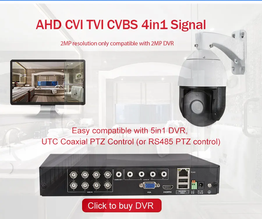 IP66 Открытый безопасности " скорость купольная PTZ камера AHD 1080P аналог 960H 30X зум панорамирование наклона наблюдения День Ночь ИК 120 м COC коаксиальный