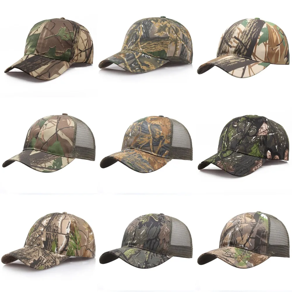 

Camouflage Hat Outdoor Baseball Cap Military Adjustable Hat Camo Hunting Army Baseball Cap Sport Cycling Cap For Men Adult
