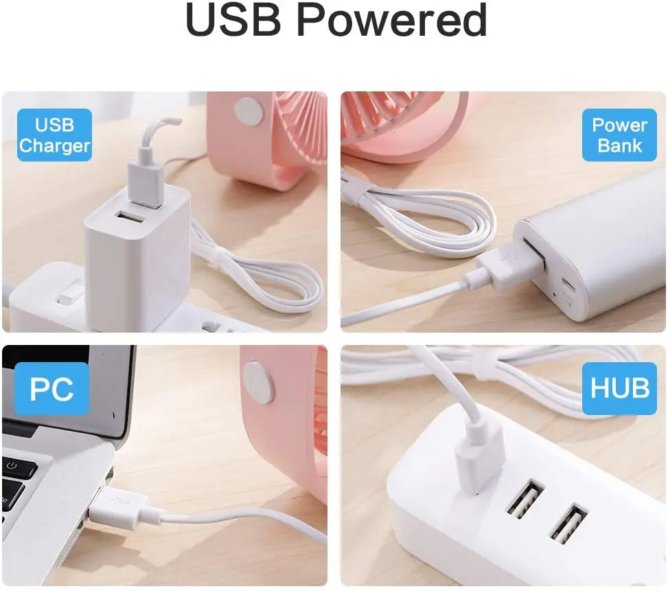 Портативный Настольный охлаждающий USB-вентилятор персональный мини-стол с