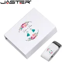 JASTER высокоскоростной флеш-диск USB 2,0 с дизайном, 16 ГБ 32 ГБ 64 ГБ 128 ГБ, цветная печать для свадебной фотосъемки (5 шт., Пользовательский логотип)