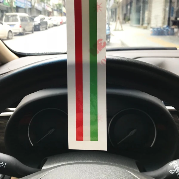 Автомобильный Стайлинг виниловый руль Deocrate стикер Национальный флаг Itlay Франция