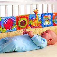 kids baby toys cloth book newborn bed crib bumper animal story quiet books montessori kids baby book early learning toys gift