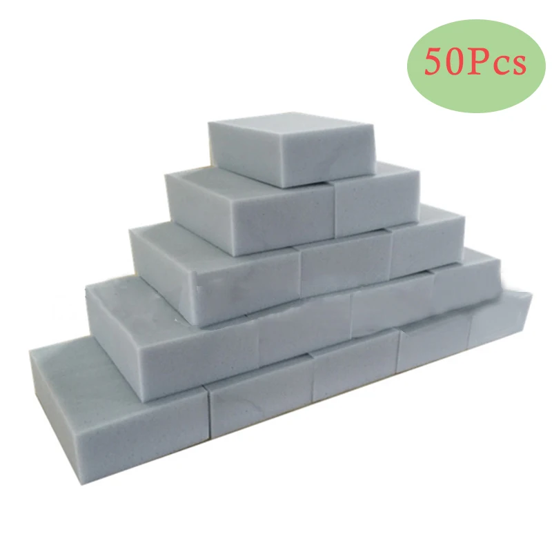 

50pcs/lot Gray Magic Sponge Eraser Cleaning Multi-functional Melamine Sponge 100*60*20mm Wholesale