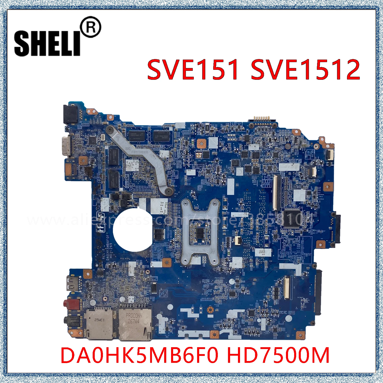 Материнская плата A1876100A A1876099A для SONY VAIO SVE151D11M SVE151 SVE15 материнская ноутбука DA0HK5MB6F0