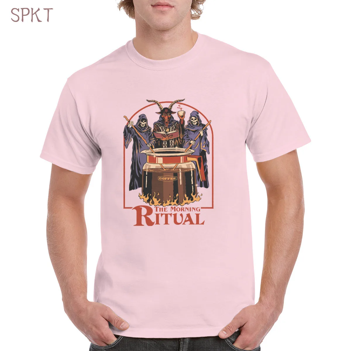 

Steven Rhodes The Morning Ritual 100% Cotton Tshirt Top Harajuku Aesthetic Tshirt Oversized clothes Female/Man