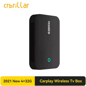 carplay ai box for bmw wireless carplay android 9 0 432g ai box phone mirror link usb plugplay wifi 5g2 4g bluetooth 4 0 free global shipping