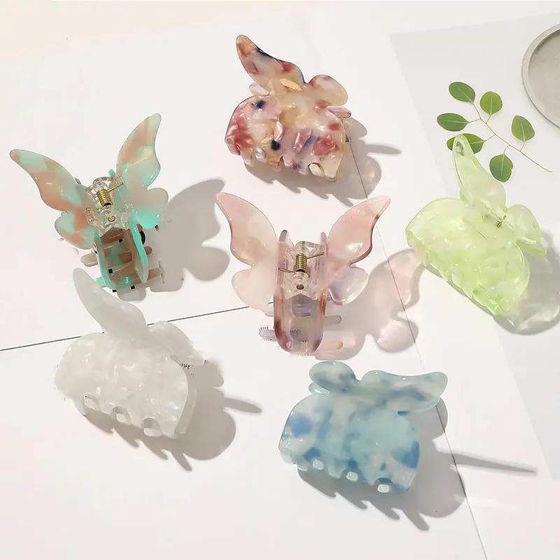 

Butterfly Shape Hair Clips Hairgrips Elegant Sweet Girls Hairpins Multi Color Hair Claws Women Headdress Cute Hair Gripper