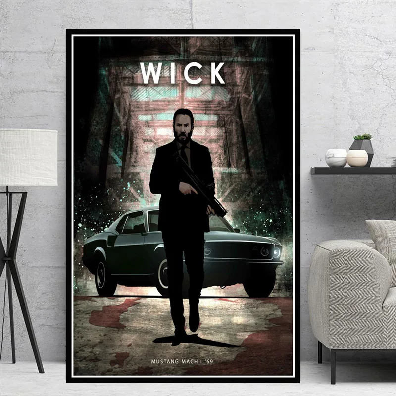 Blade Runner кино автомобиль легенды Картина на холсте плакаты и принты Настенная