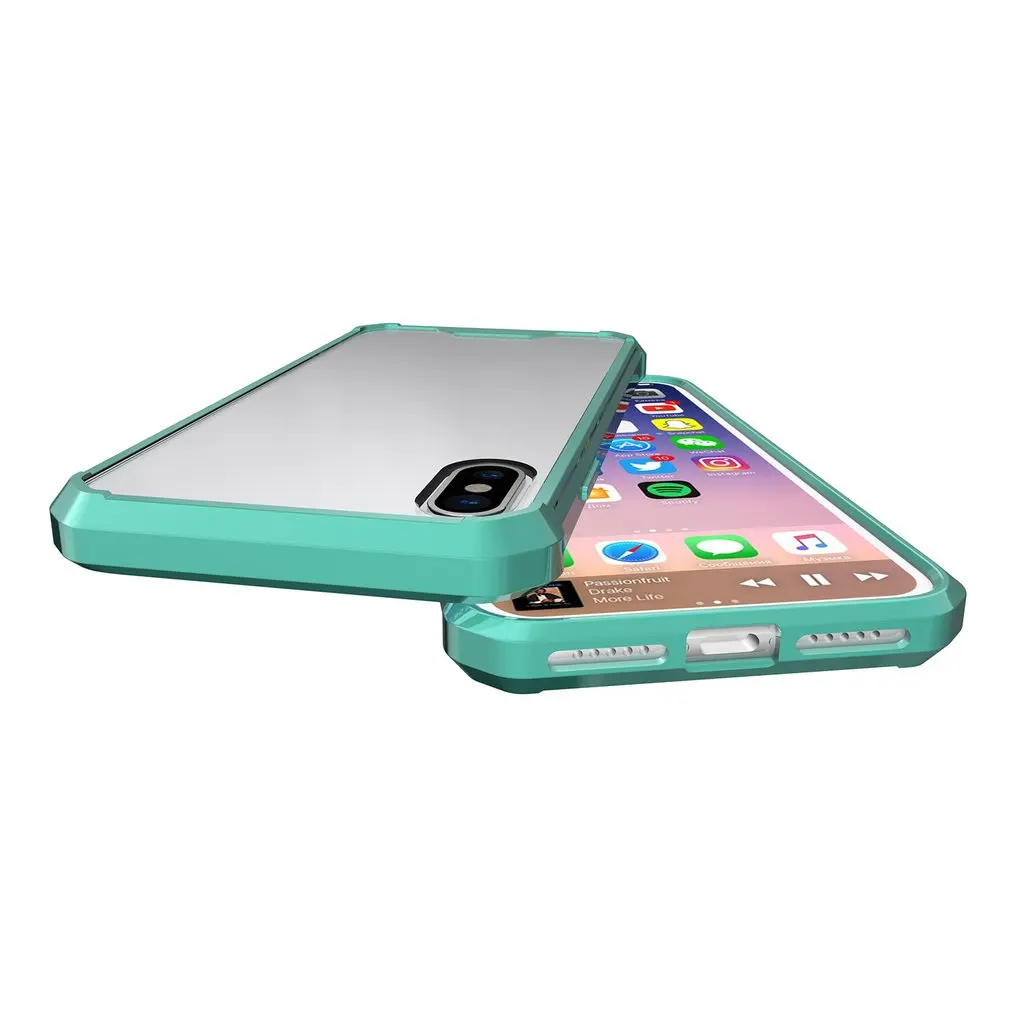 TPU рамка акриловая прозрачная задняя крышка мобильный телефон защитный чехол