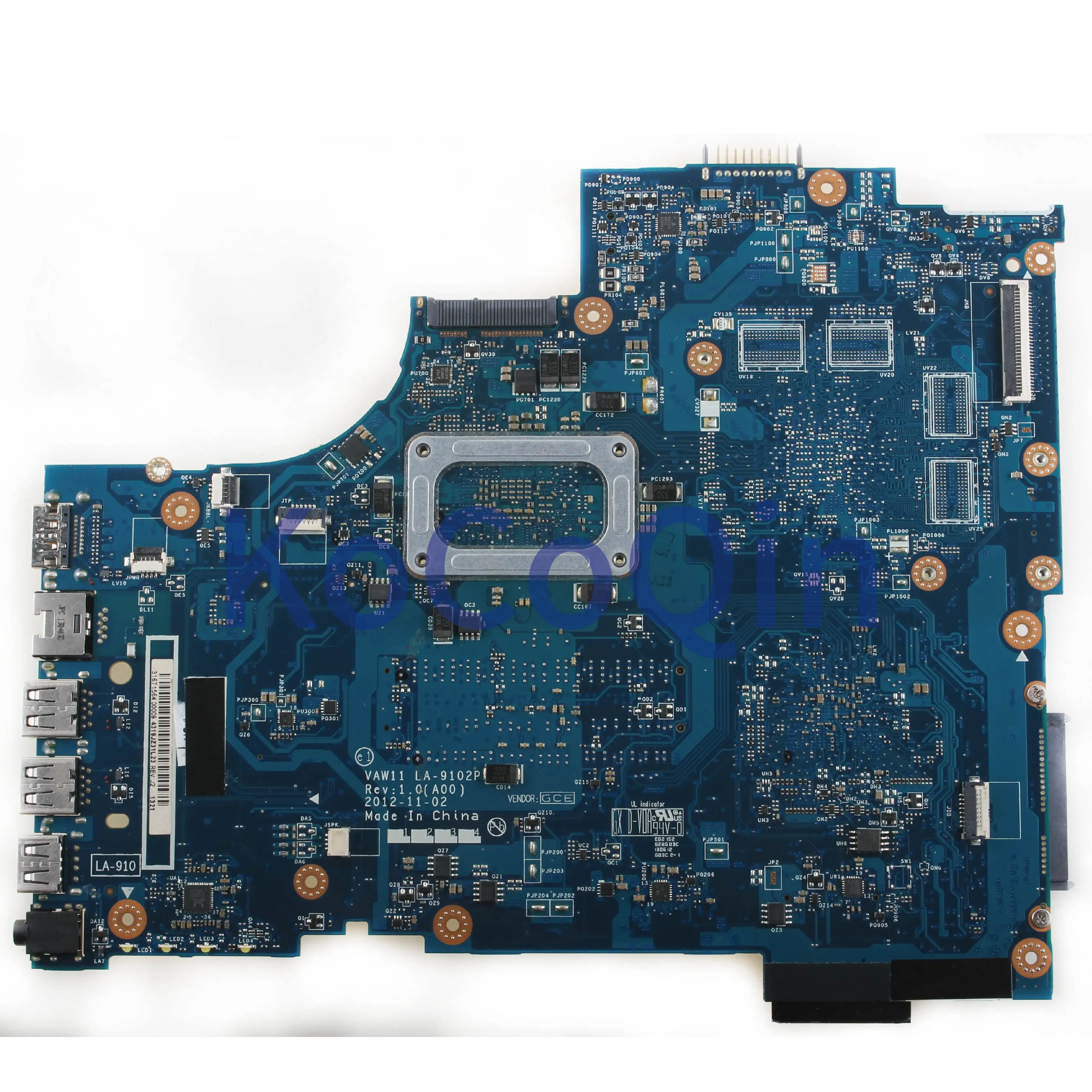 KoCoQin материнская плата для ноутбука Dell Inspiron 17R 3721 5721 I7 3537U CN 0N9G7X VAW11 LA 9102P SR0XG