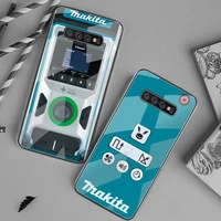 toolbox brand phone cases tempered glass for samsung s20 plus s7 s8 s9 s10 plus note 8 9 10 plus design makitaes cover