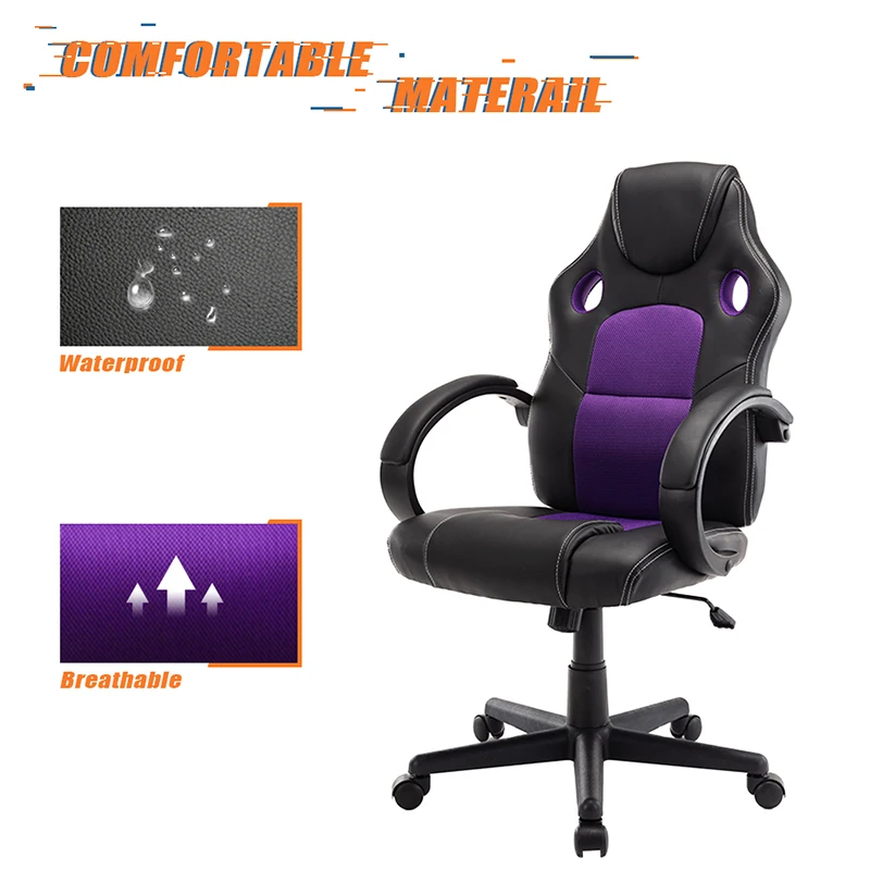 Вращающийся стул для взрослых и детей Playstation компьютера стола подлокотника |