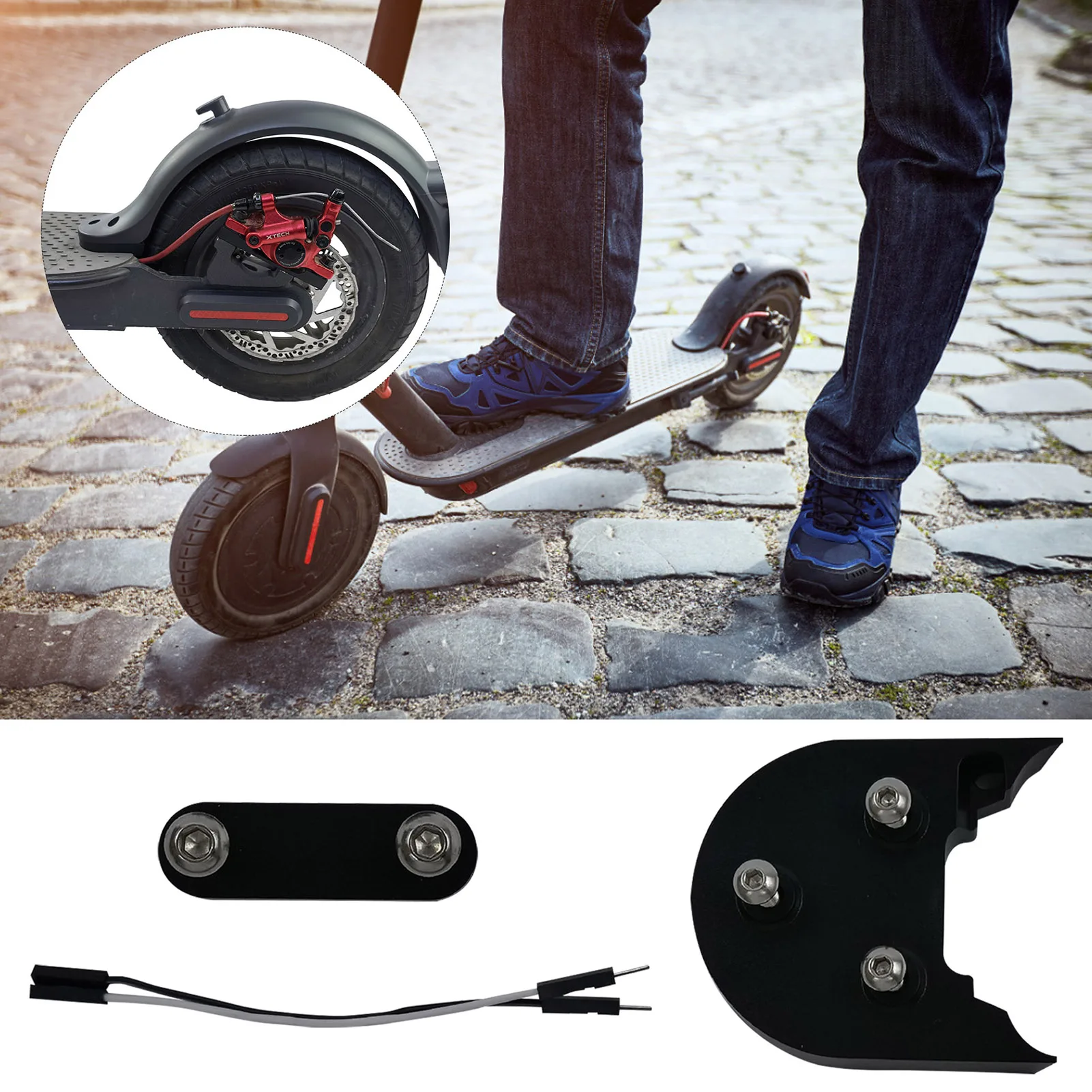 

Mudguard Gasket For Xiaomi M365/1S/PRO/PRO2 Electric Scooter With 10-inch Tire Foot Support Heightening Gasket