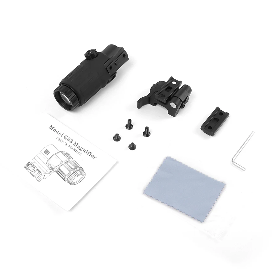 Увеличительное стекло G43 Sight 558 Airsoft 3X G33 с переключателем на сторону быстросъемное