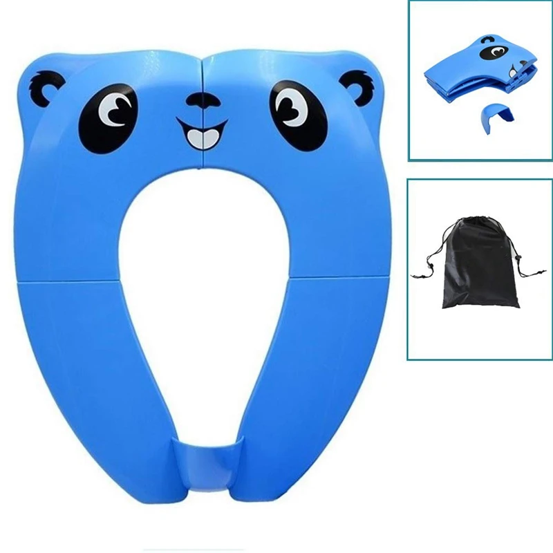 Портативное сиденье для унитаза малышей. Большой Модернизированный складной