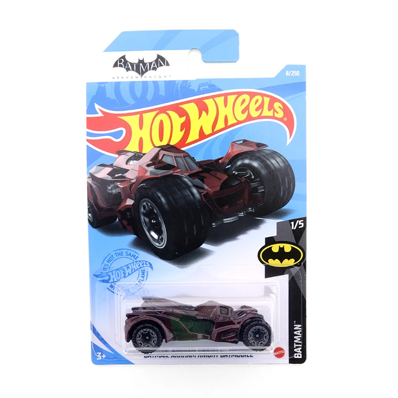 2021-08 Бэтмен Аркхэм рыцарь Бэтмобиль оригинальные горячие колеса Мини Сплав купе