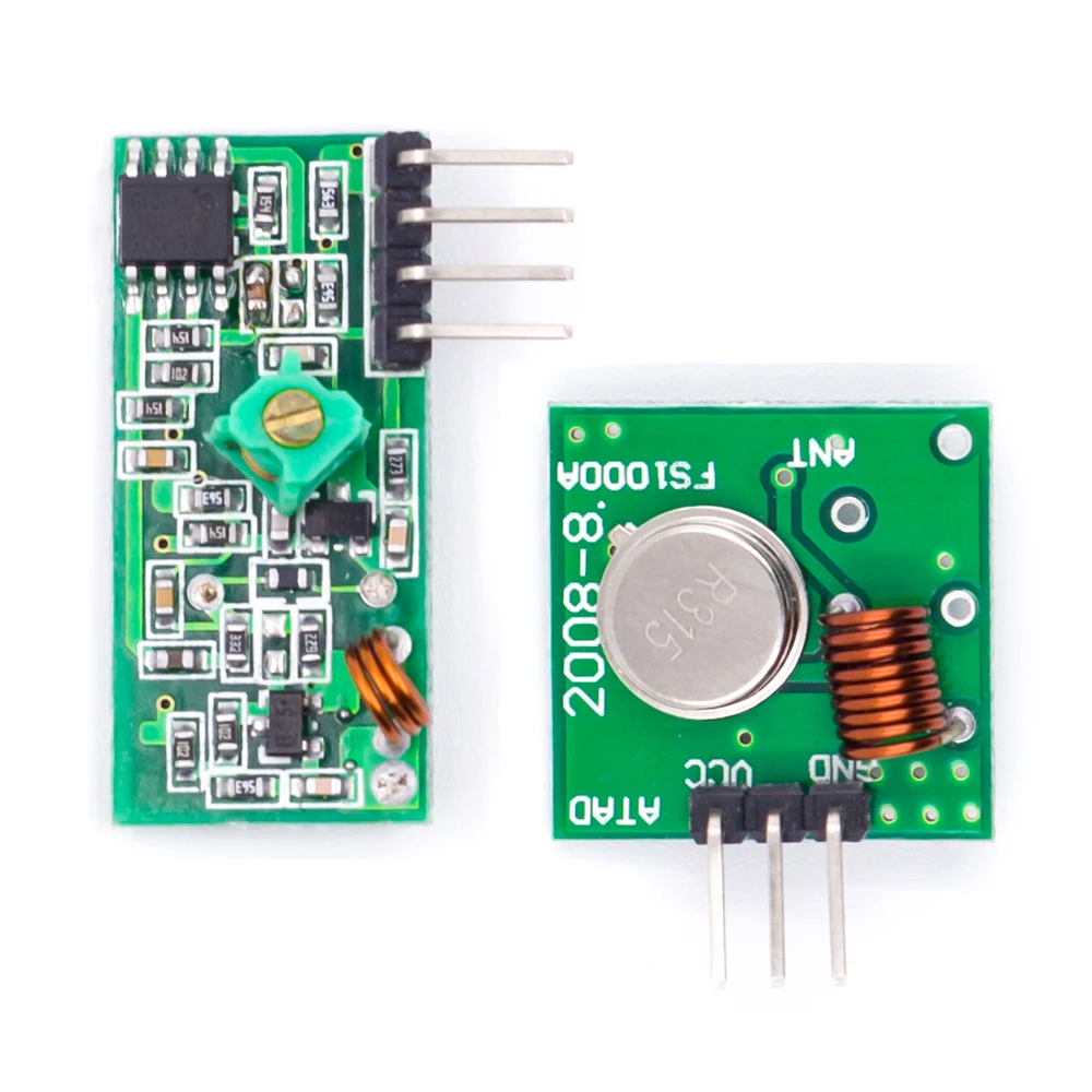315Mhz XY-MK-5V/XY-FST 315Mhz 433Mhz радиочастотный передатчик и приемник модуль Link Kit беспроводной DIY(6-pack - Цвет: 315Mhz