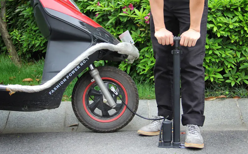 Велосипедный насос высокого давления портативный горный велосипед