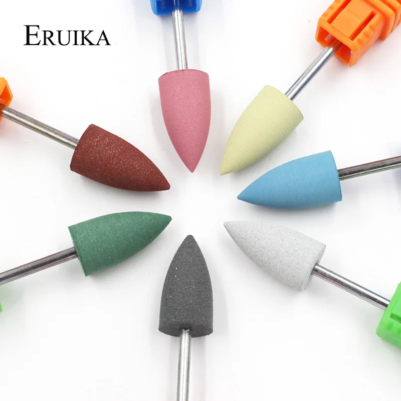 1 шт. цилиндрические насадки для маникюра пилочки ногтей из каучука и силикона|nail