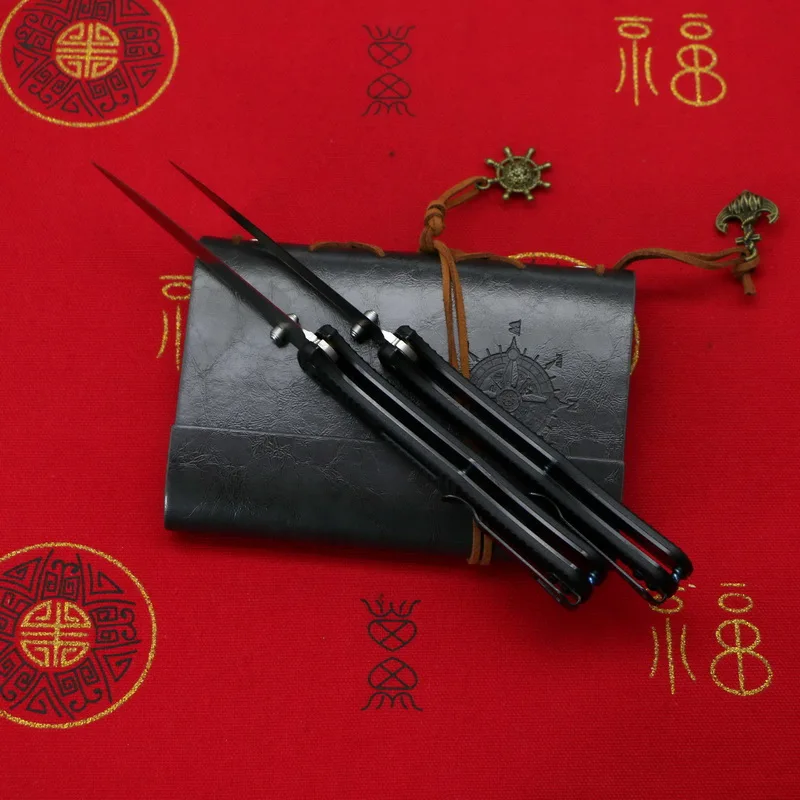 Складной нож LOVOCOO 417 с ручкой из стального нейлонового волокна лезвие S30V