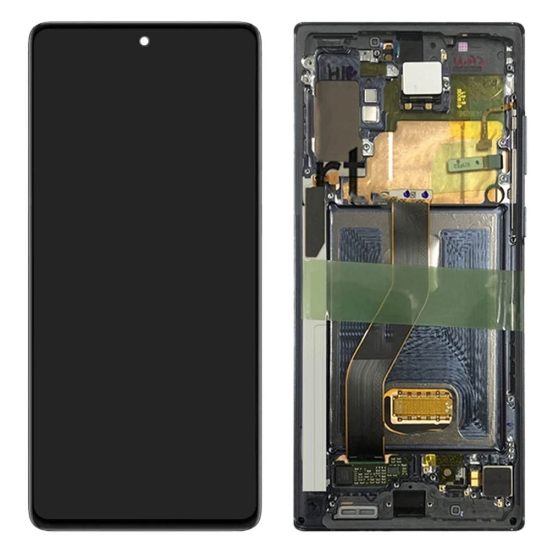 Pantalla LCD Original para Galaxy note 10, montaje completo de digitalizador con marco para Samsung Galaxy note 10, SM-N970-3