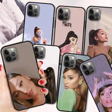 Ariana G-Grande Shockproof Case For iPhone12 11 Pro Max 8 7 Plus Fundas Black Silicone Soft Cover For iPhone X XS Max XR Shell