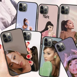 ariana g grande shockproof case for iphone12 11 pro max 8 7 plus fundas black silicone soft cover for iphone x xs max xr shell free global shipping