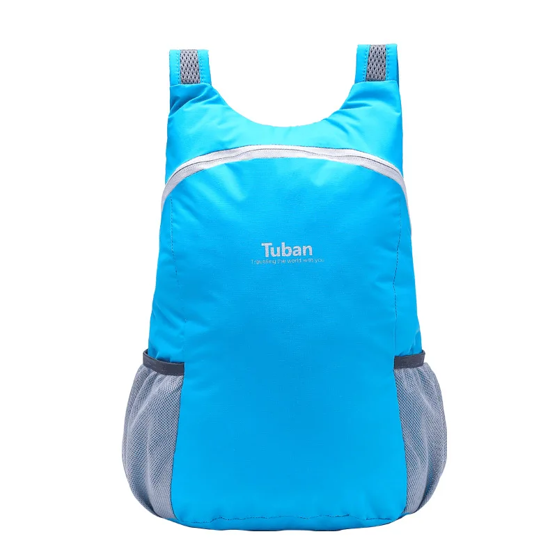 light blue 18L сверхлегкие складные спортивные сумки для фитнеса, для тренажерного зала, водонепроницаемый рюкзак для велоспорта, для мужчин и женщин, для отдыха на природе, походов, путешествий, альпинизма - Цвет: light blue