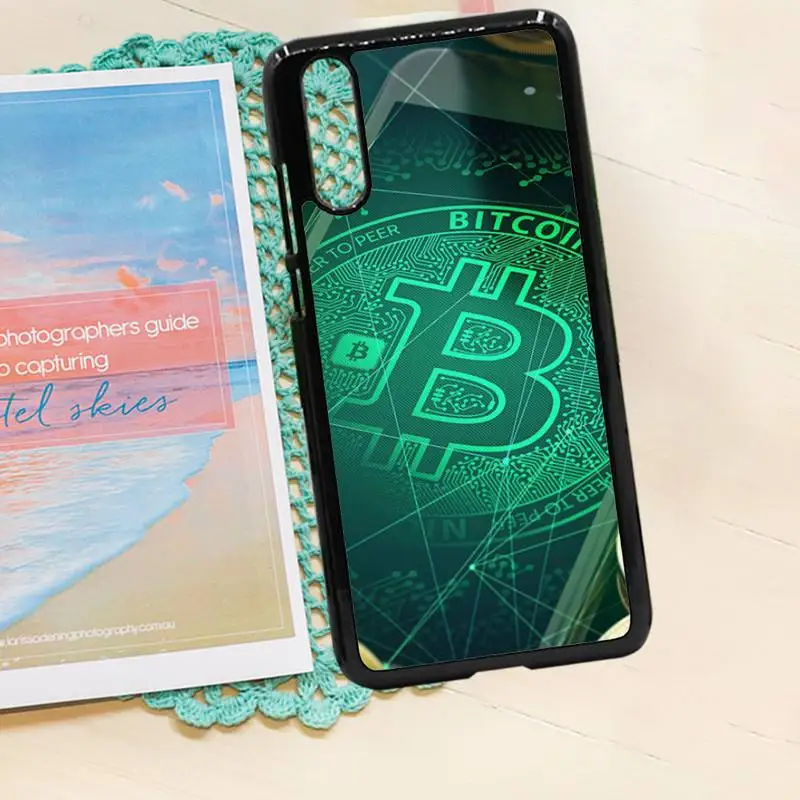 

BITCOIN coins fashion pattern high quality Phone Case shell PC for iPhone 11 12 pro XS MAX 8 7 6 6S Plus X 5S SE 2020 XR