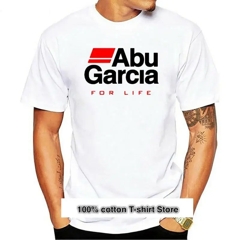 

Camiseta blanca с логотипом Abu Garcia para hombre, talla S, M, L, XL, 2XL, 3XL, nueva