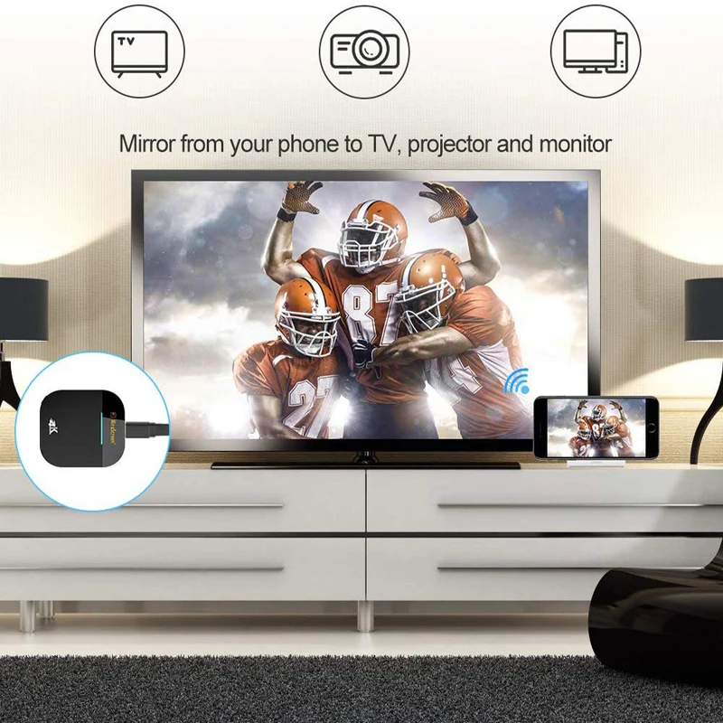 JKING Mira screen G5 2 4G беспроводной приемник Miracast Airplay Wi Fi 4K HDMI адаптер для ТВ mirror Screen streamer