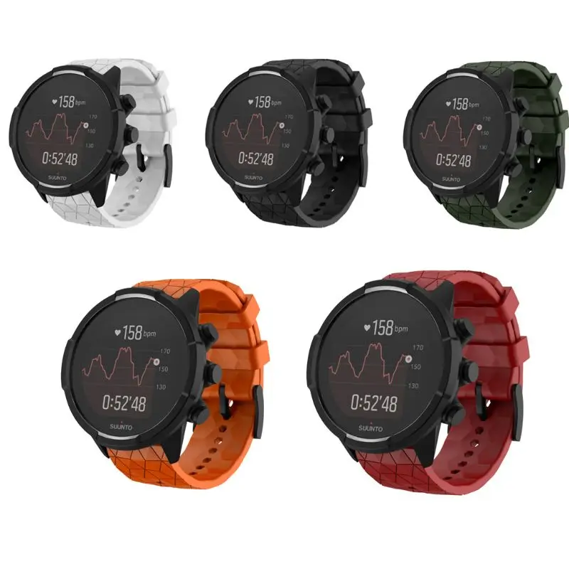 Силиконовый ремешок для часов Suunto 9 Baro/9|Ремешки часов| |