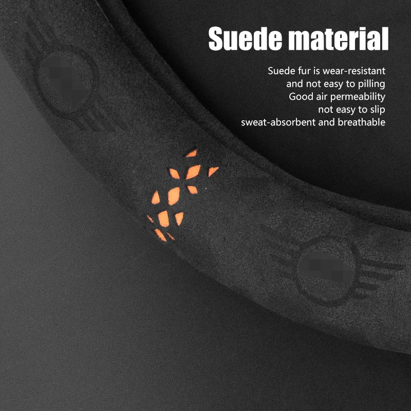 Автомобильный кожаный чехол на руль противоскользящий Чехол для BMW MINI ONE Cooper R55 R56