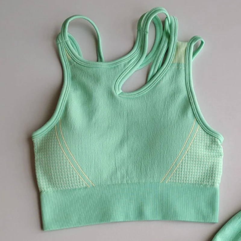 Новинка 2020 Женский бесшовный спортивный бюстгальтер для девушек женский пуш-ап |