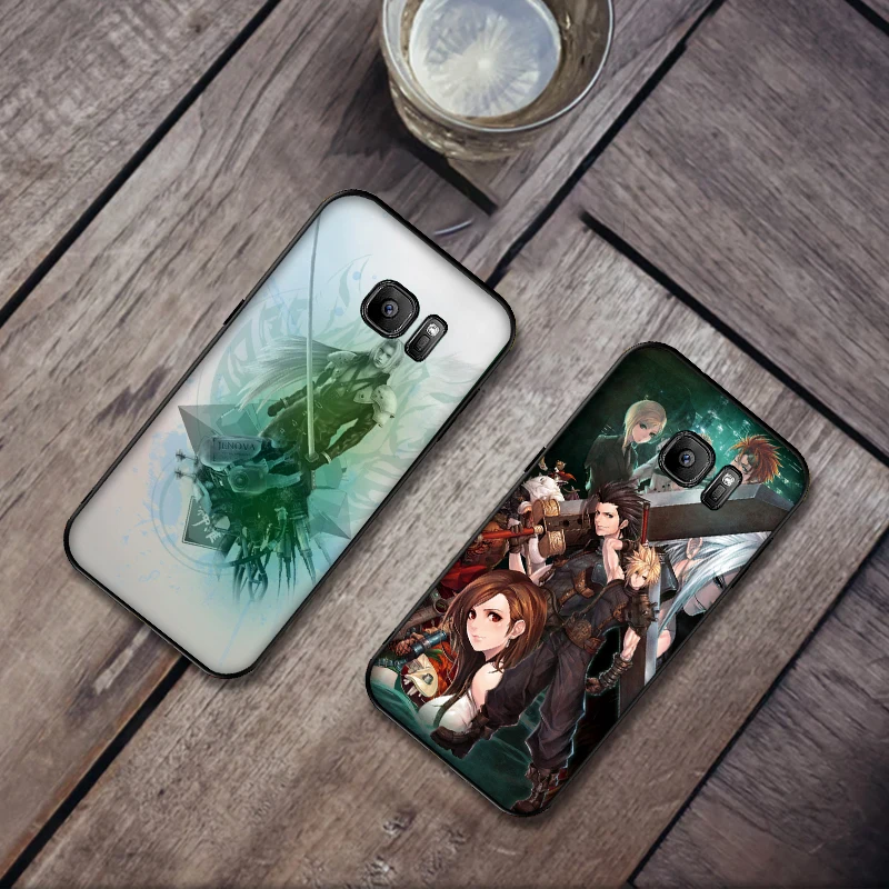 Японской игры Final Fantasy VII Мягкий силиконовый чехол для телефона samsung A70 60 A50 A40 A30 A20 10