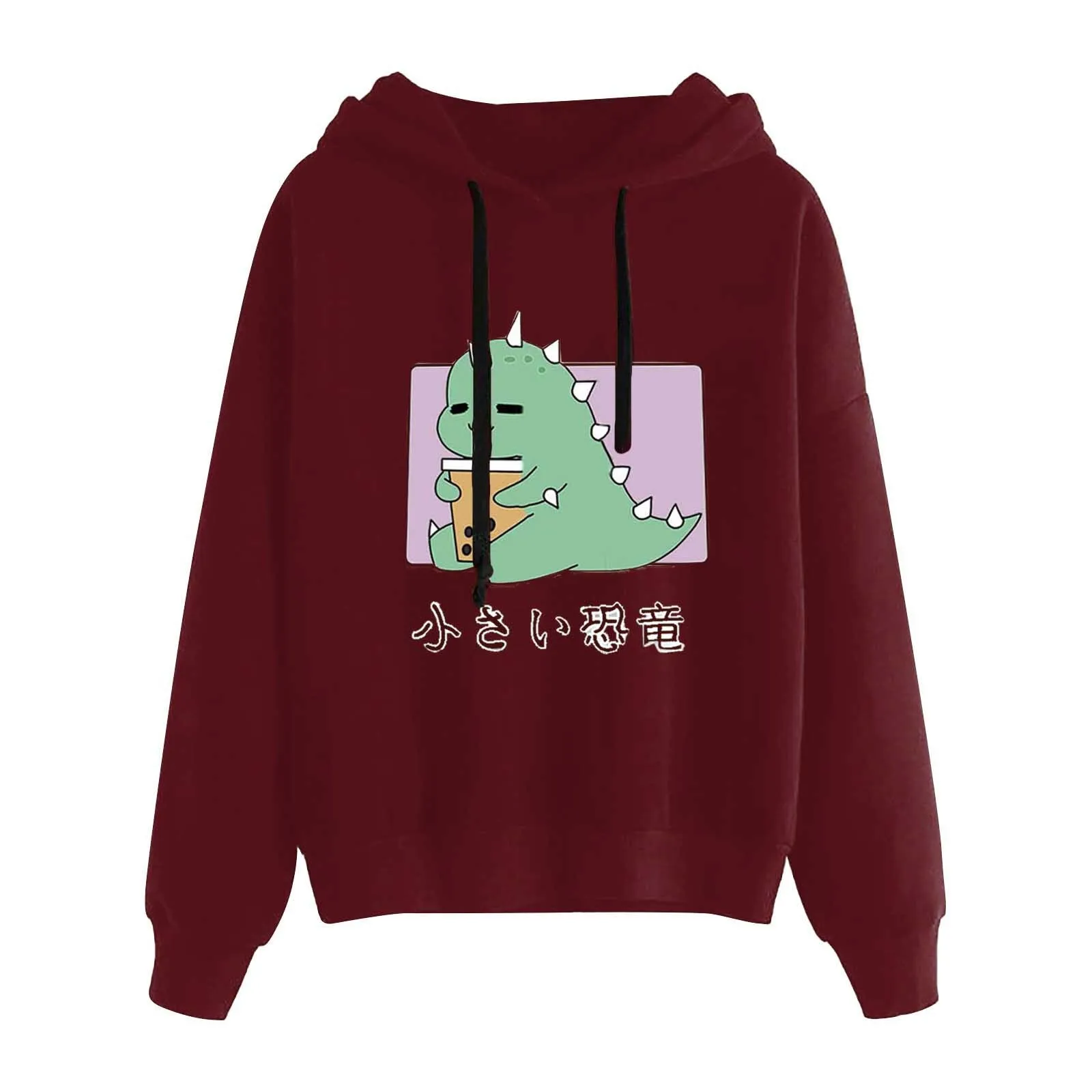 

Женский Повседневный пуловер с капюшоном, в стиле ретро