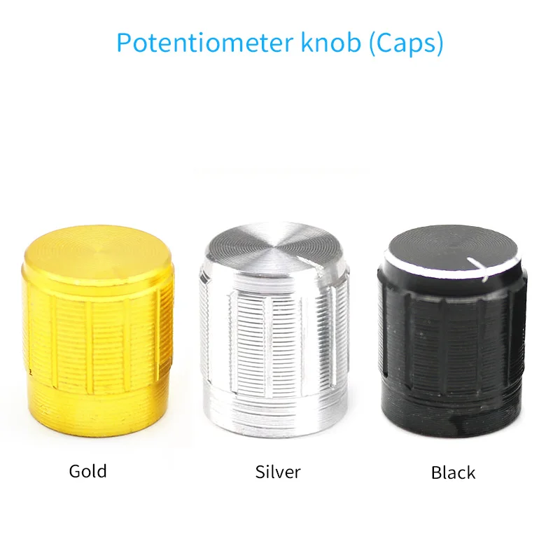 Ручки управления потенциометром UNISIAN металлический переключатель Вращающаяся