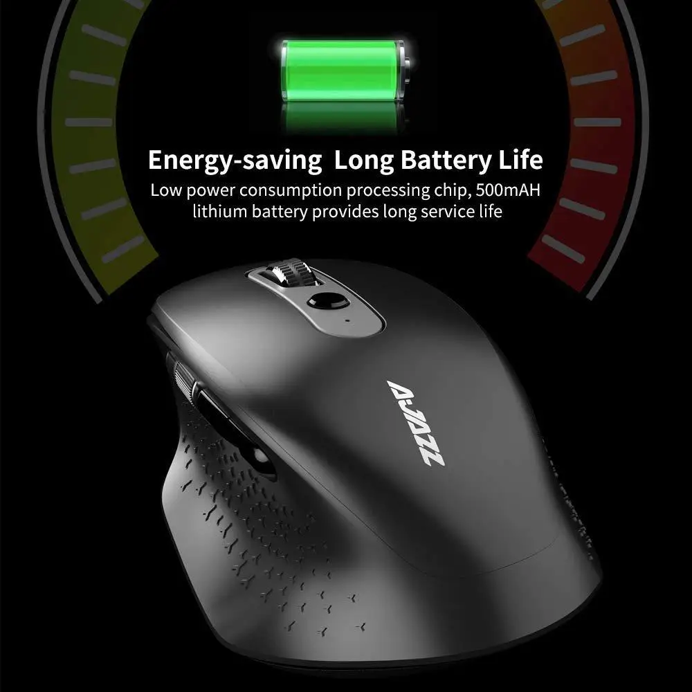 Беспроводная Bluetooth мышь Ajazz i660T многорежимная оптическая игровая 3200DPI 4 0 2 4G 250 Гц с