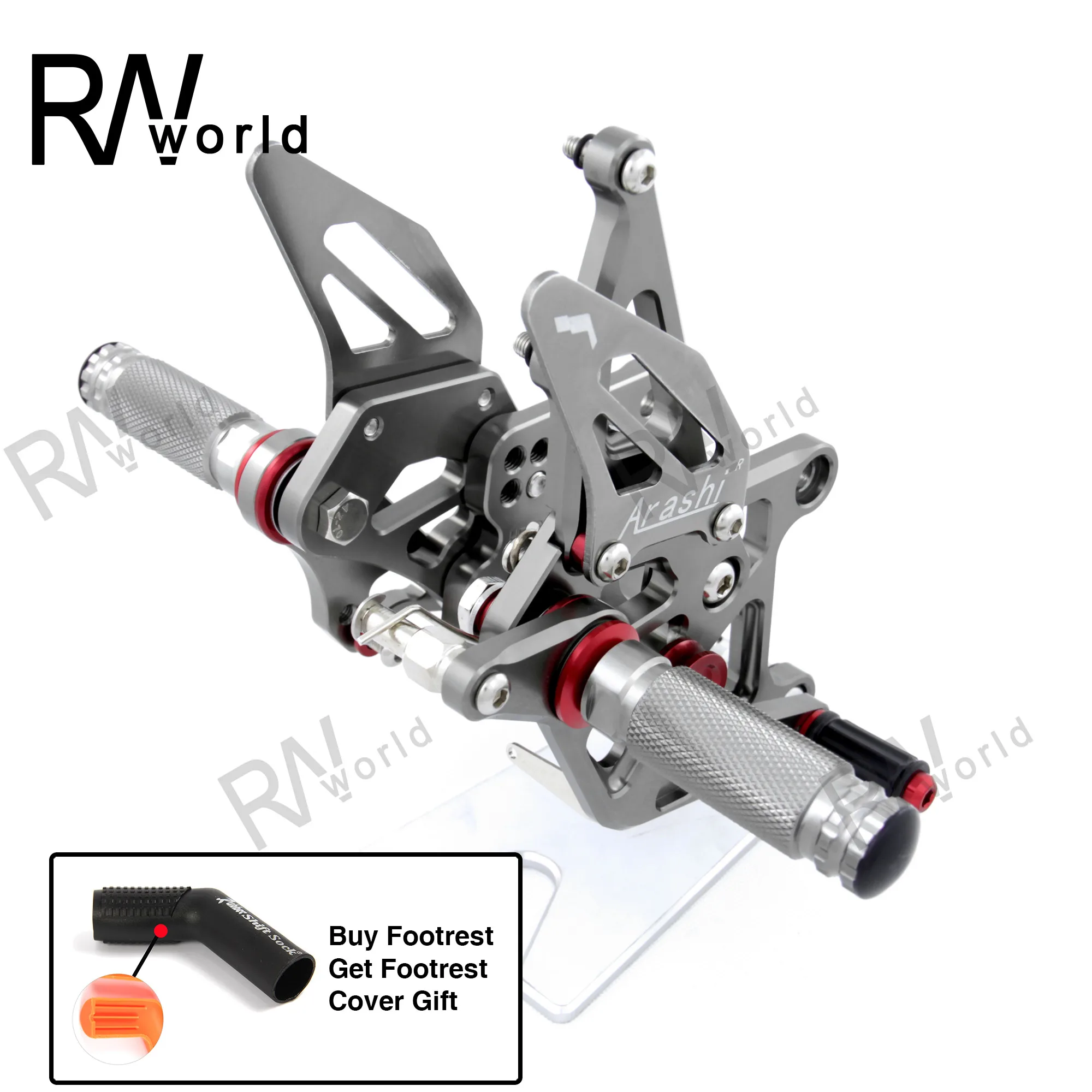 

Motorcycle Rearset For HONDA CBR250R 2011-2015 Adjustable Footrest Shift Lever Brake Pedal Foot Rest CBR250 R CBR 250R 2012 2013
